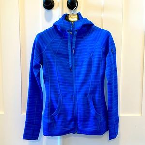 ATHLETA FITTED ATHLETIC JACKET - COBALT BLUE - GREAT CONDITION